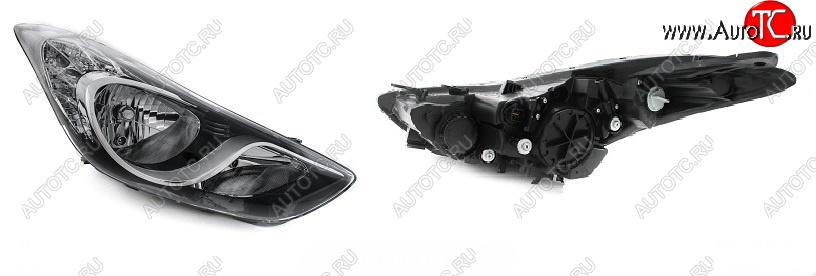 3 249 р. Фара BRIGHTROAD (с мех. корректором, правая) Hyundai Elantra MD дорестайлинг (2010-2013)  с доставкой в г. Пермь