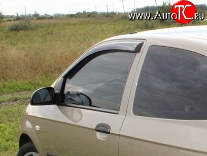 999 р. Комплект дефлекторов окон (ветровиков) 4 шт. (3 дв.) Russtal Hyundai Getz TB хэтчбэк 5 дв. дорестайлинг (2002-2005)  с доставкой в г. Пермь