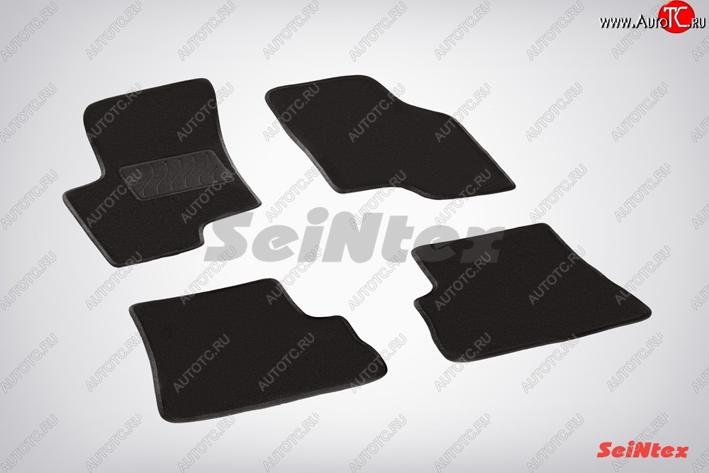2 899 р. Износостойкие коврики в салон SeiNtex Premium LUX 4 шт. (ворсовые)  Hyundai Getz  TB (2002-2010) хэтчбэк 5 дв. дорестайлинг, хэтчбэк 5 дв. рестайлинг  с доставкой в г. Пермь
