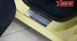 2 159 р. Накладки на внутренние пороги Souz-96  Hyundai Getz  TB (2002-2010) хэтчбэк 5 дв. дорестайлинг, хэтчбэк 5 дв. рестайлинг  с доставкой в г. Пермь. Увеличить фотографию 2