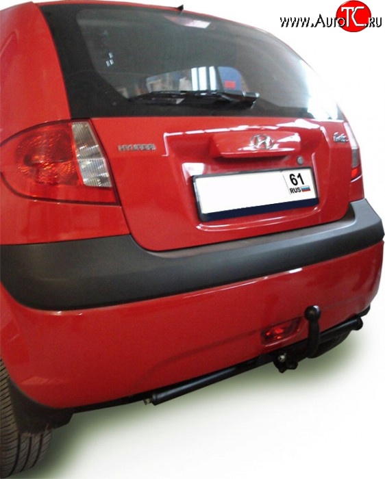 6 199 р. Фаркоп Лидер Плюс  Hyundai Getz  TB (2002-2010) хэтчбэк 5 дв. дорестайлинг, хэтчбэк 5 дв. рестайлинг (Без электропакета)  с доставкой в г. Пермь