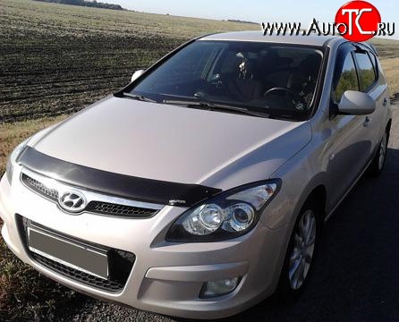 2 069 р. Дефлектор капота NovLine Hyundai I30 FD универсал дорестайлинг (2007-2010)  с доставкой в г. Пермь