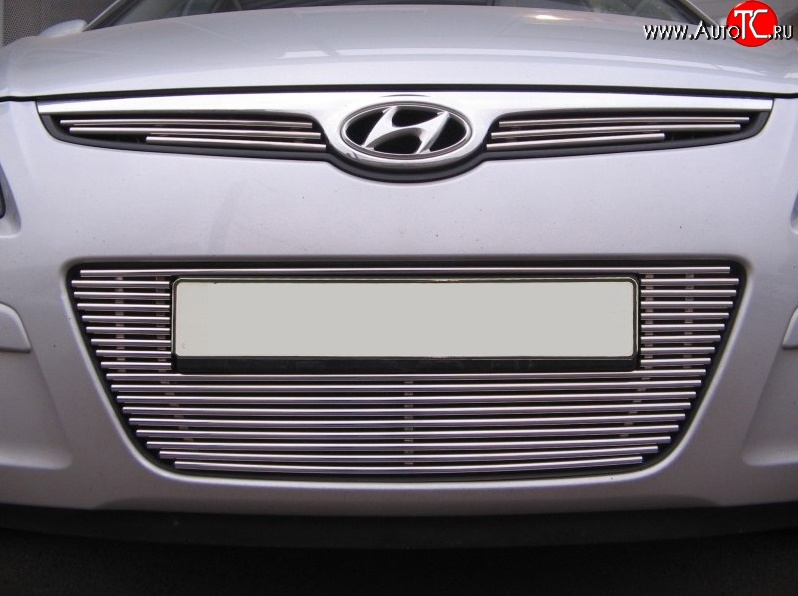 5 599 р. Декоративная вставка воздухозаборника Berkut Hyundai I30 FD хэтчбек дорестайлинг (2007-2010)  с доставкой в г. Пермь