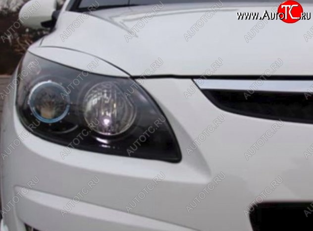 999 р. Реснички на фары CT v2 Hyundai I30 FD универсал рестайлинг (2010-2012) (Неокрашенные)  с доставкой в г. Пермь