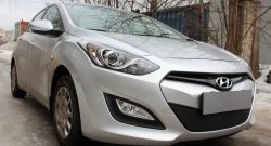 1 839 р. Сетка на бампер Russtal (черная) Hyundai I30 2 GD дорестайлинг универсал (2011-2015)  с доставкой в г. Пермь. Увеличить фотографию 7