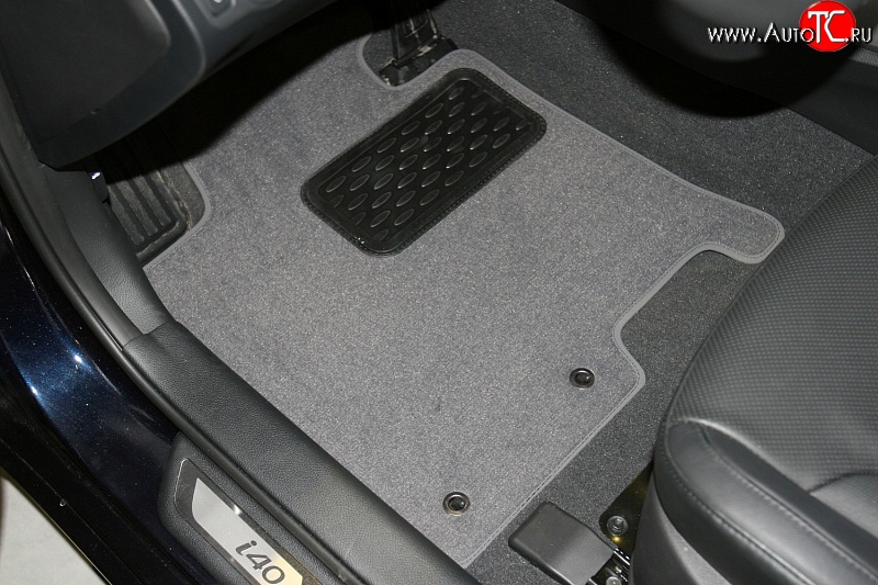 2 384 р. Коврик в салони Element 5 шт. (текстиль) Hyundai I40 1 VF дорестайлинг седан (2011-2015)  с доставкой в г. Пермь