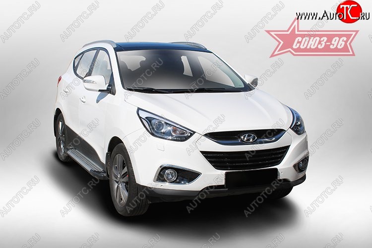 8 549 р. Пороги Souz-96 Hyundai IX35 LM дорестайлинг (2009-2013)  с доставкой в г. Пермь