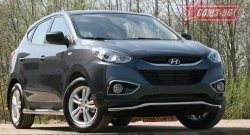 11 339 р. Защита переднего бампера одинарная Souz-96 (d42)  Hyundai IX35  LM (2009-2018) дорестайлинг, рестайлинг  с доставкой в г. Пермь. Увеличить фотографию 2