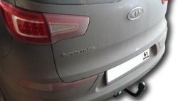153 999 р. Фаркоп Лидер Плюс Hyundai IX35 LM дорестайлинг (2009-2013) (Без электропакета)  с доставкой в г. Пермь. Увеличить фотографию 2