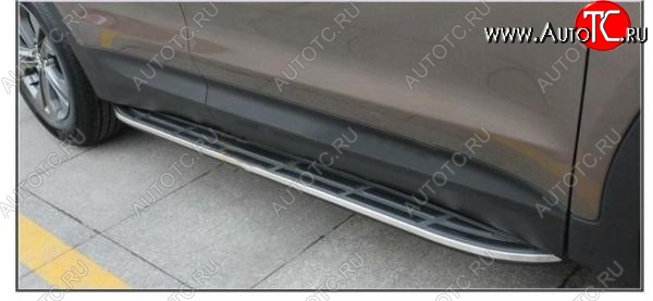 11 749 р. Пороги Cayenne Style Hyundai IX45 (2013-2025)  с доставкой в г. Пермь