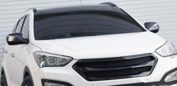 7 949 р. Решетка радиатора ROADRUNS DESIGN Hyundai Santa Fe DM дорестайлинг (2012-2016) (без сетки, Неокрашенная)  с доставкой в г. Пермь. Увеличить фотографию 2