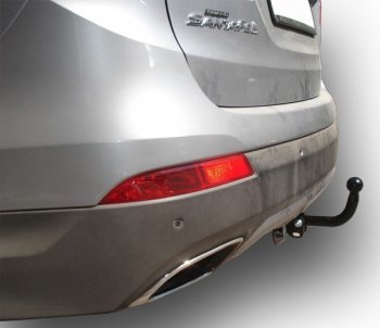 170 999 р. Фаркоп Лидер Плюс (до 1300 кг) Hyundai Santa Fe DM дорестайлинг (2012-2016) (Без электропакета)  с доставкой в г. Пермь. Увеличить фотографию 5