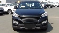 6 849 р. Решётка радиатора RA  Hyundai Santa Fe  DM (2012-2016) дорестайлинг (Поверхность глянец (под окраску), Неокрашенная)  с доставкой в г. Пермь. Увеличить фотографию 2