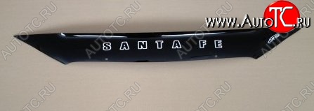 999 р. Дефлектор капота Russtal (короткий) Hyundai Santa Fe CM дорестайлинг (2006-2009)  с доставкой в г. Пермь