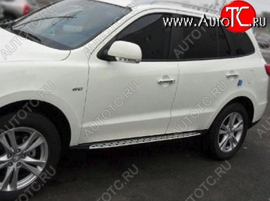 19 449 р. Пороги BMW Style Hyundai Santa Fe CM дорестайлинг (2006-2009)  с доставкой в г. Пермь