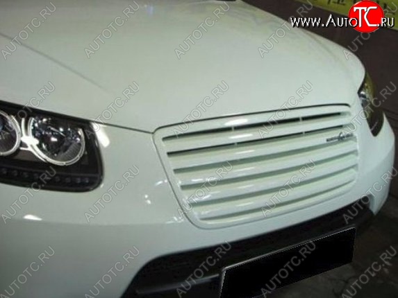 7 249 р. Решётка радиатора CT Hyundai Santa Fe CM дорестайлинг (2006-2009) (Неокрашенная)  с доставкой в г. Пермь