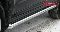 Защита порогов Souz-96 (d60) Hyundai Santa Fe  CM (2006-2009) дорестайлинг