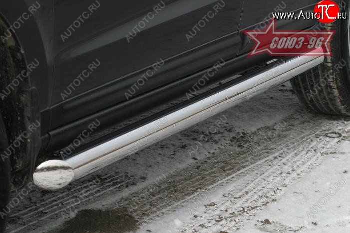 16 019 р. Защита порогов Souz-96 (d76) Hyundai Santa Fe CM дорестайлинг (2006-2009)  с доставкой в г. Пермь