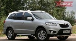 Защита переднего бампера одинарная Souz-96 (d76) Hyundai Santa Fe  CM (2009-2012) рестайлинг