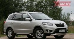 Защита переднего бампера двойная Souz-96 (d76/42) Hyundai Santa Fe  CM (2009-2012) рестайлинг