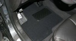 5 799 р. Коврики в салон Element 4 шт. (текстиль) Hyundai Santa Fe CM рестайлинг (2009-2012)  с доставкой в г. Пермь. Увеличить фотографию 4