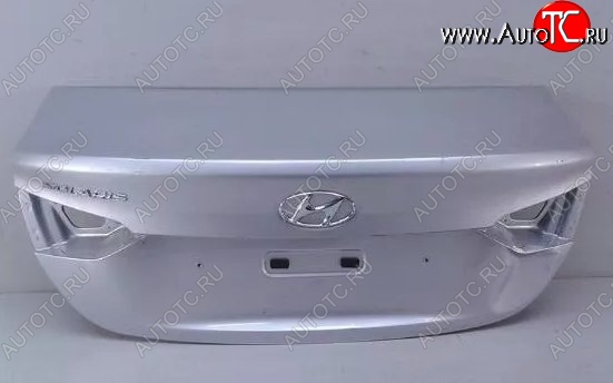 46 999 р. Крышка багажника металлическая Стандартная Hyundai Solaris HCR седан дорестайлинг (2017-2020) (Неокрашенная)  с доставкой в г. Пермь