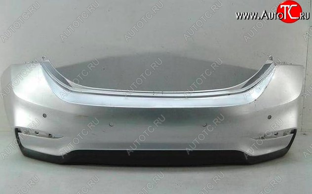 17 349 р. Задний бампер Стандартный (под парктроники) Hyundai Solaris HCR седан дорестайлинг (2017-2020) (Неокрашенный)  с доставкой в г. Пермь