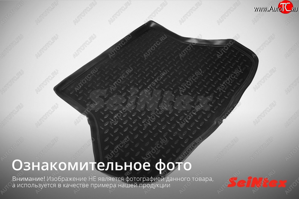 1 439 р. Коврик в багажник (седан) SeiNtex (полимер)  Hyundai Solaris  HCR (2017-2022) седан дорестайлинг, седан рестайлинг  с доставкой в г. Пермь