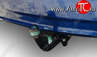 5 789 р. Фаркоп Лидер Плюс (с быстросъёмным шаром) Hyundai Solaris HCR седан дорестайлинг (2017-2020) (Без электропакета)  с доставкой в г. Пермь