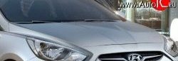 Капот Стандартный Hyundai Solaris RBr седан дорестайлинг (2010-2014) (Окрашенный)