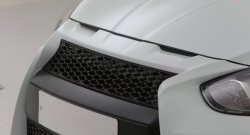 13 499 р. Передний бампер Lexus Style  Hyundai Solaris  RBr (2010-2014) седан дорестайлинг, хэтчбэк дорестайлинг (Неокрашенный)  с доставкой в г. Пермь. Увеличить фотографию 4
