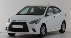 Передний бампер Lexus Style Hyundai Solaris  RBr (2010-2014) седан дорестайлинг, хэтчбэк дорестайлинг