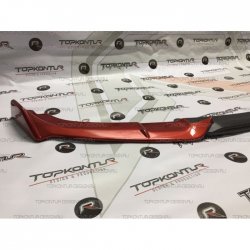 4 299 р. Накладка на задний бампер (хетчбек) Topkontur  Hyundai Solaris  RBr (2010-2014) седан дорестайлинг (Тисненая поверхность, Неокрашенная)  с доставкой в г. Пермь. Увеличить фотографию 2