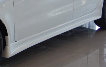 11 699 р. Пороги накладки LitCompany KIA Rio 3 QB хэтчбек 5 дв. рестайлинг (2015-2017) (Неокрашенные)  с доставкой в г. Пермь. Увеличить фотографию 2