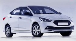 3 599 р. Пороги накладки Sport KIA Rio 3 QB хэтчбек 5 дв. рестайлинг (2015-2017) (Неокрашенные)  с доставкой в г. Пермь. Увеличить фотографию 5