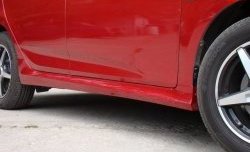 4 749 р. Пороги накладки Sport v2 KIA Rio 3 QB хэтчбек 5 дв. рестайлинг (2015-2017) (Неокрашенные)  с доставкой в г. Пермь. Увеличить фотографию 3
