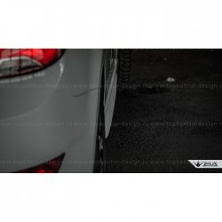 4 999 р. Пороги накладки TopKontur Design KIA Rio 3 QB хэтчбек 5 дв. рестайлинг (2015-2017) (Неокрашенные)  с доставкой в г. Пермь. Увеличить фотографию 12