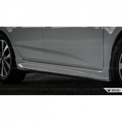 4 999 р. Пороги накладки TopKontur Design KIA Rio 3 QB хэтчбек 5 дв. рестайлинг (2015-2017) (Неокрашенные)  с доставкой в г. Пермь. Увеличить фотографию 11