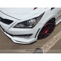 1 499 р. Реснички на фары Zeus Hyundai Solaris RBr седан дорестайлинг (2010-2014) (Неокрашенные)  с доставкой в г. Пермь. Увеличить фотографию 2