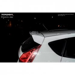 4 699 р. Спойлер TopKontur Design Hyundai Solaris RBr хэтчбэк дорестайлинг (2010-2014) (Неокрашенный)  с доставкой в г. Пермь. Увеличить фотографию 6