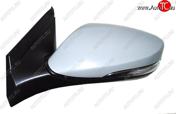 2 559 р. Боковое левое зеркало заднего вида SAT (поворот, 5 контактов) Hyundai Solaris RBr хэтчбэк дорестайлинг (2010-2014) (Неокрашенное)  с доставкой в г. Пермь