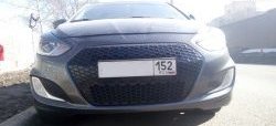 5 799 р. Решётка радиатора YTG  Hyundai Solaris  RBr (2010-2014) седан дорестайлинг (Неокрашенная)  с доставкой в г. Пермь. Увеличить фотографию 8