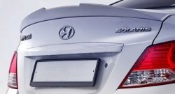Лип спойлер Style Hyundai Solaris  RBr (2010-2017) седан дорестайлинг, седан рестайлинг