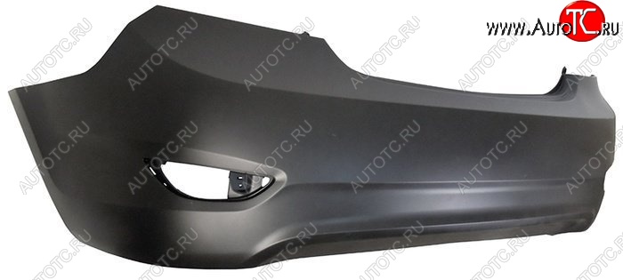 1 659 р. Задний бампер SAT  Hyundai Solaris  RBr (2010-2014) седан дорестайлинг (Неокрашенный)  с доставкой в г. Пермь