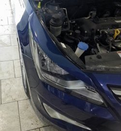 679 р. Реснички на фары Кураж  Hyundai Solaris  RBr (2014-2017) седан рестайлинг (Неокрашенные)  с доставкой в г. Пермь. Увеличить фотографию 4