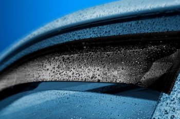 2 199 р. Дефлектора окон REIN (накладные) Hyundai Sonata LF рестайлинг (2017-2019)  с доставкой в г. Пермь. Увеличить фотографию 4