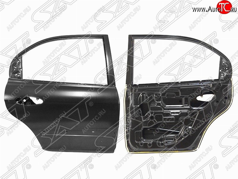 9 499 р. Правая дверь задняя SAT Hyundai Sonata EF рестайлинг ТагАЗ (2001-2013) (Неокрашенная)  с доставкой в г. Пермь