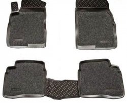 Комплект ковриков в салон Aileron 4 шт. (полиуретан, покрытие Soft) Hyundai Sonata  EF (2001-2013) рестайлинг ТагАЗ