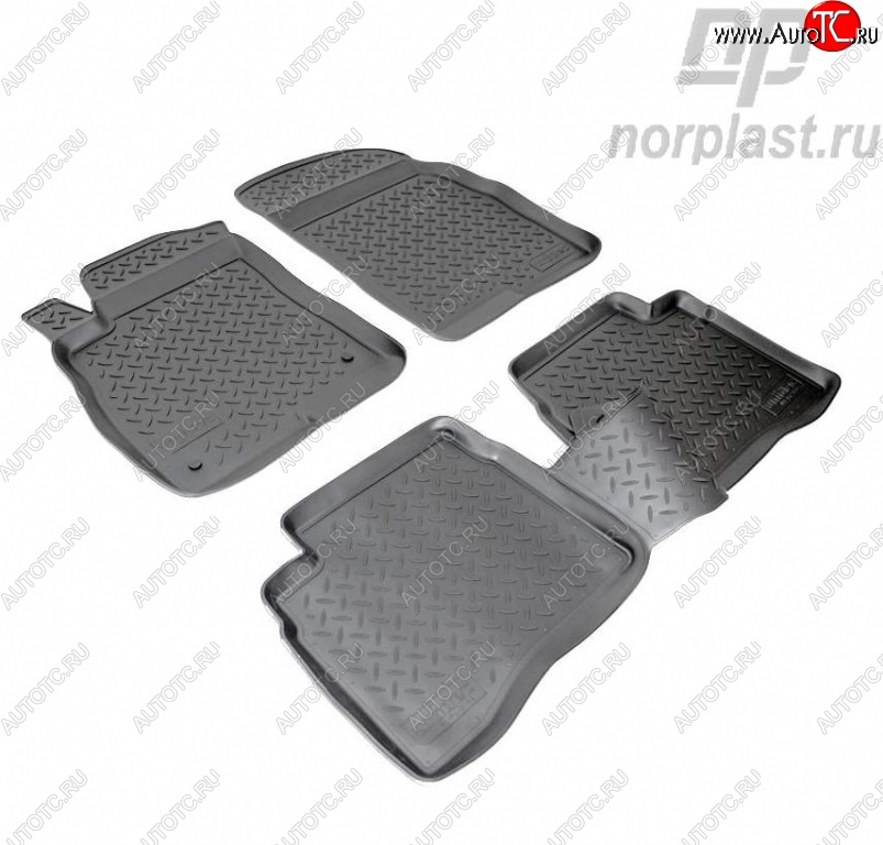 2 499 р. Комплект ковриков в салон Norplast  Hyundai Sonata  EF (2001-2013) рестайлинг ТагАЗ  с доставкой в г. Пермь