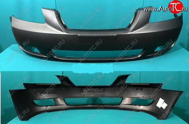 2 999 р. Бампер передний SPARD Hyundai Sonata NF дорестайлинг (2004-2008) (Неокрашенный)  с доставкой в г. Пермь